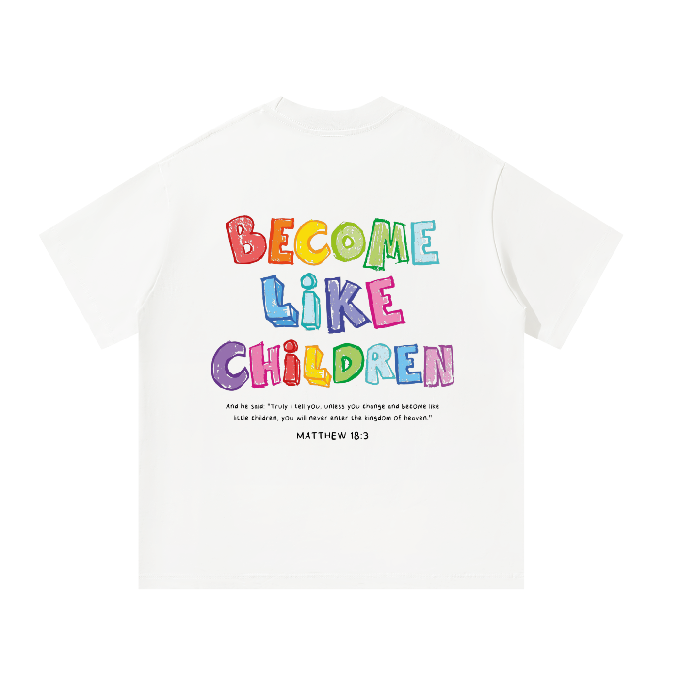 Playera "Become Like Children" Blanca | Hosanna