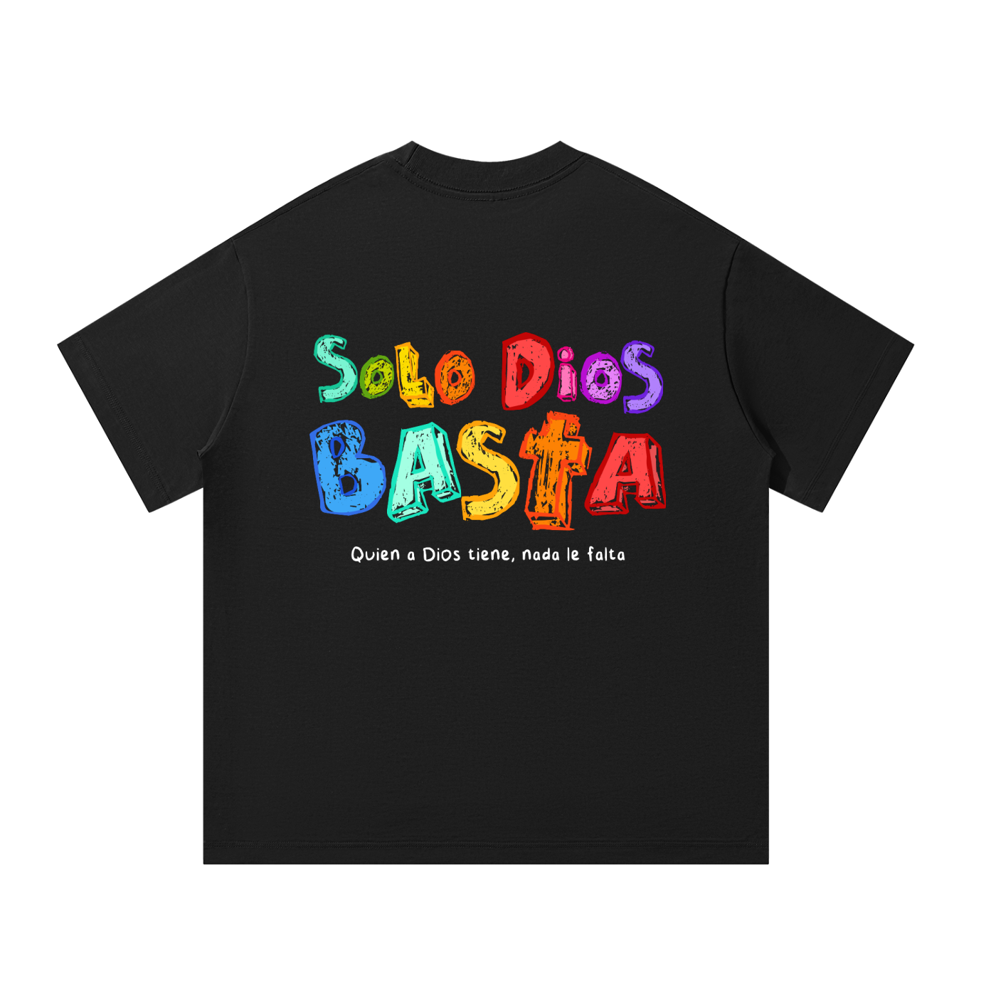 Playera "Solo Dios Basta" Negro | Hosanna