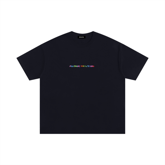 Playera "Tu Tesoro y Corazón" Negra | Hosanna