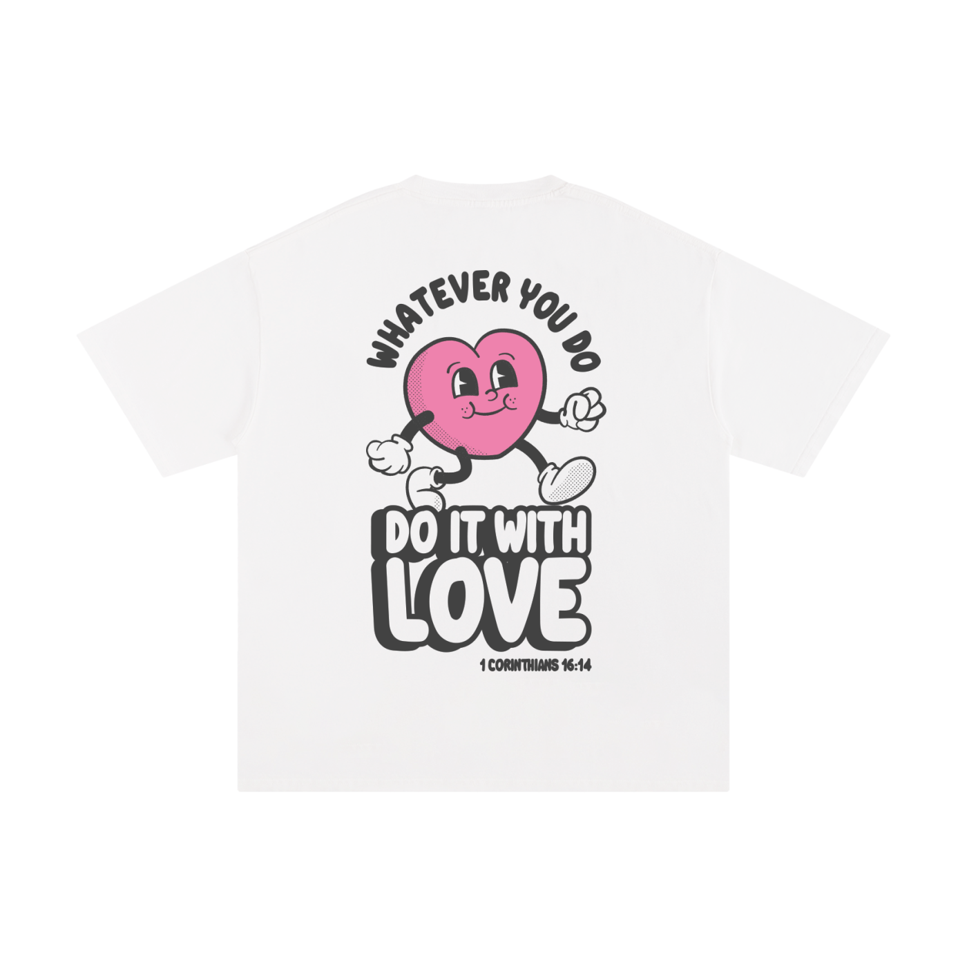 "Do it with Love" T-shirt White | Hosanna