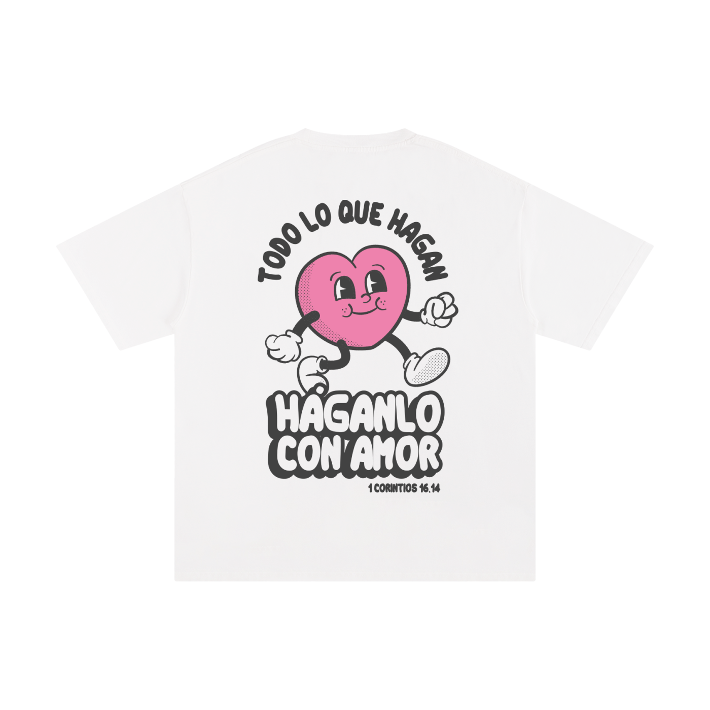 Playera "Todo con Amor" Blanca | Hosanna