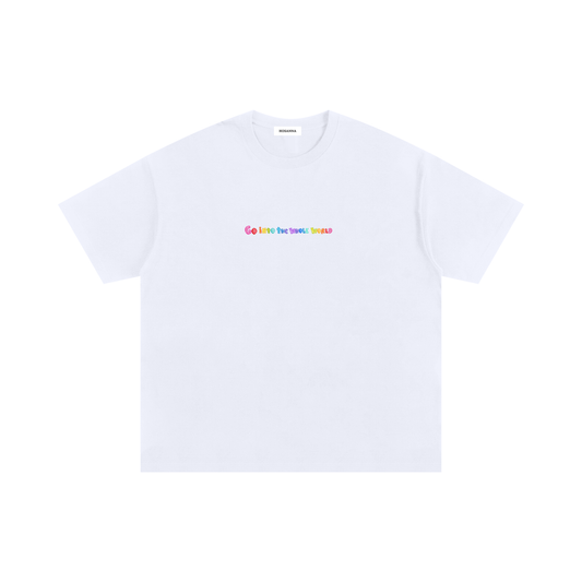 Playera "Go Into The Whole World" Blanca | Hosanna