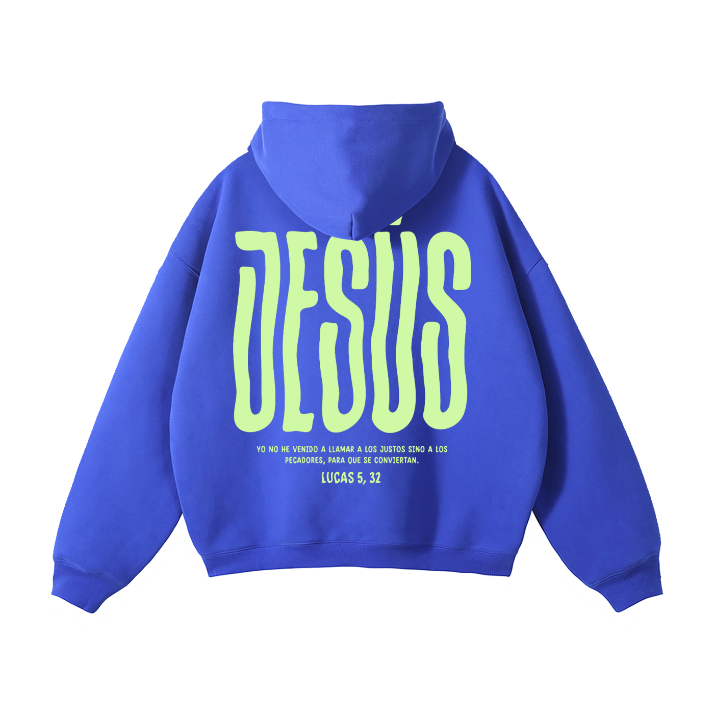 Hoodie "Jesús - Lucas 5:32" Klein Blue| Hosanna