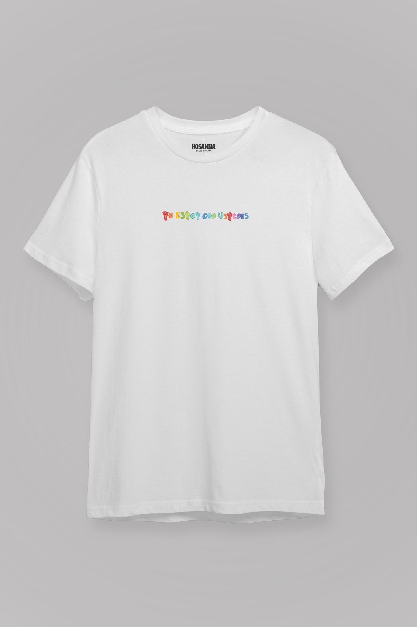 Playera YO ESTOY CON USTEDES – Mateo 28,20