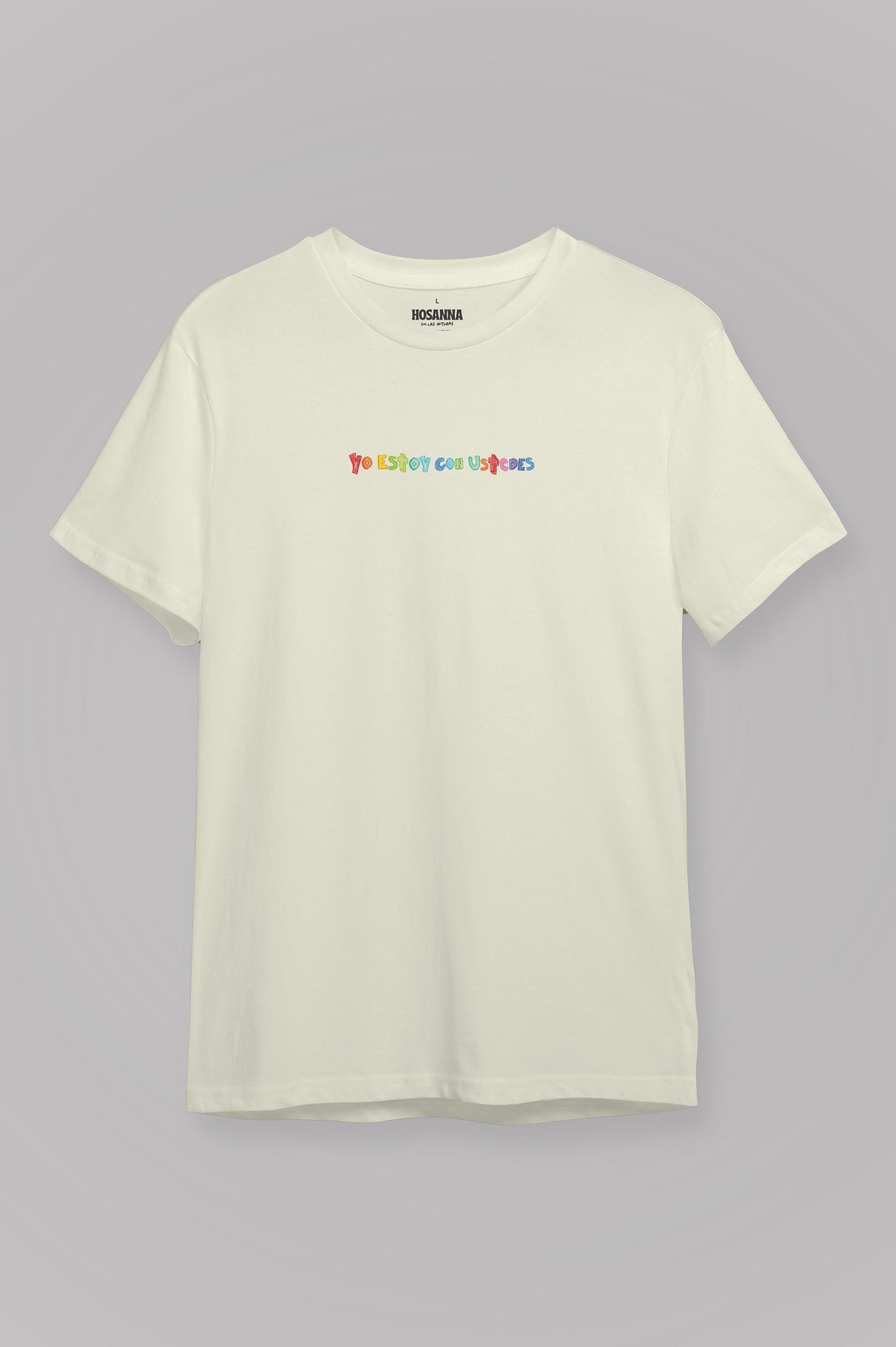 Playera YO ESTOY CON USTEDES – Mateo 28,20