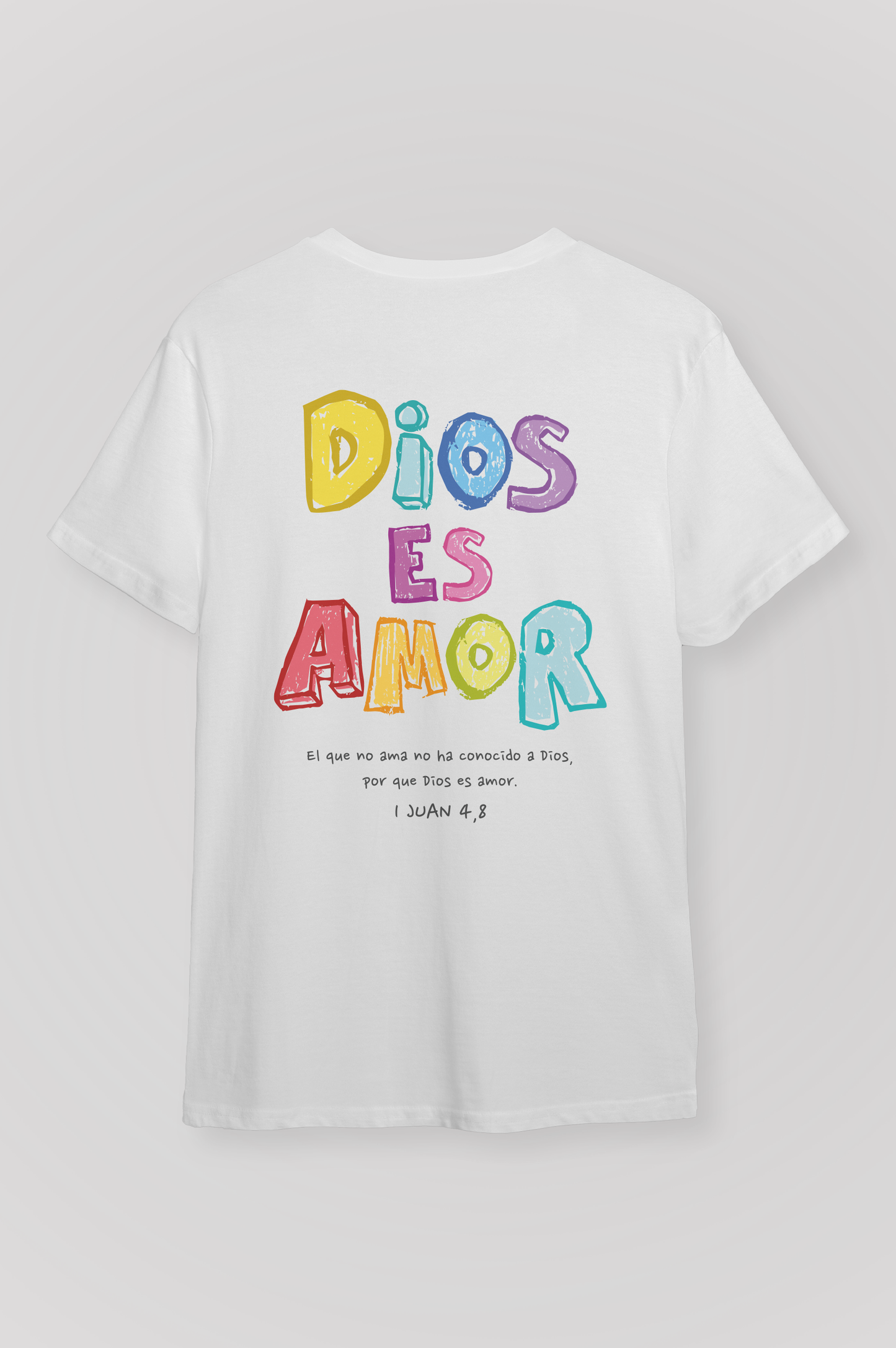 DIOS ES AMOR Colors T-shirt