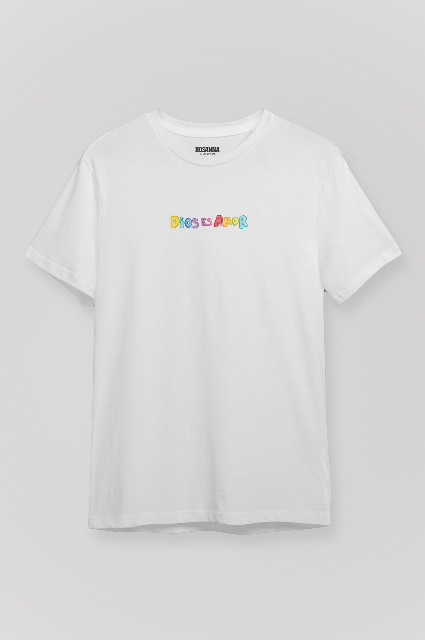 DIOS ES AMOR Colors T-shirt