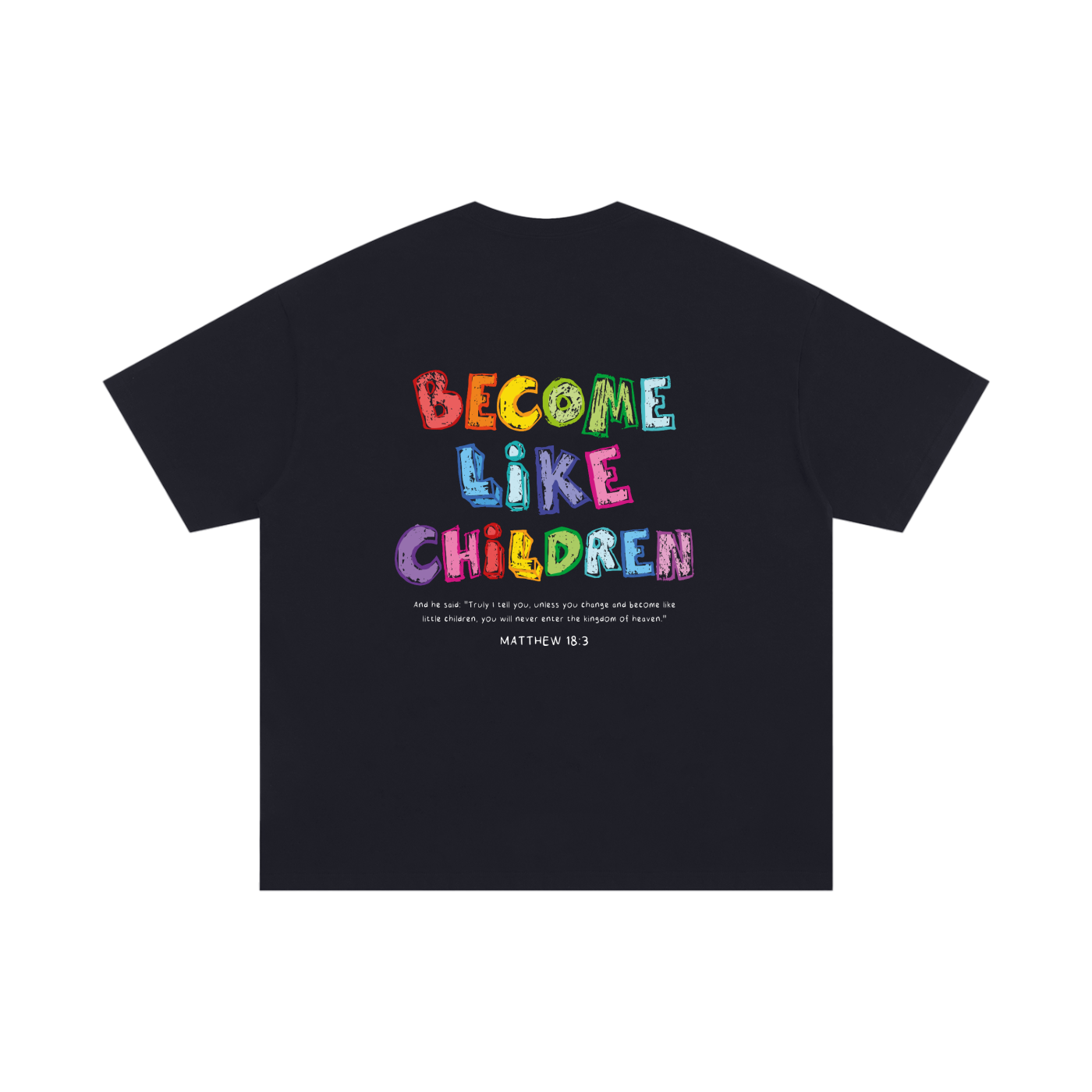 Playera "Become Like Children" Negra | Hosanna
