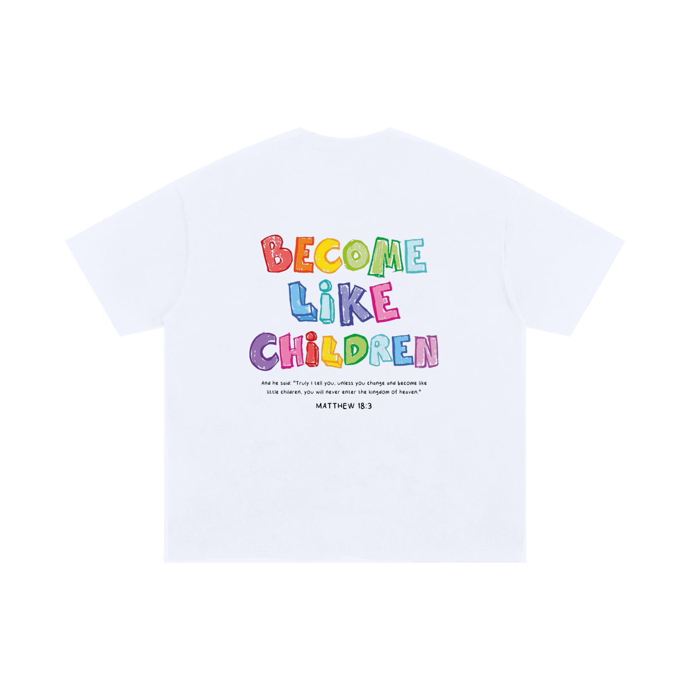 Playera "Become Like Children" Blanca | Hosanna