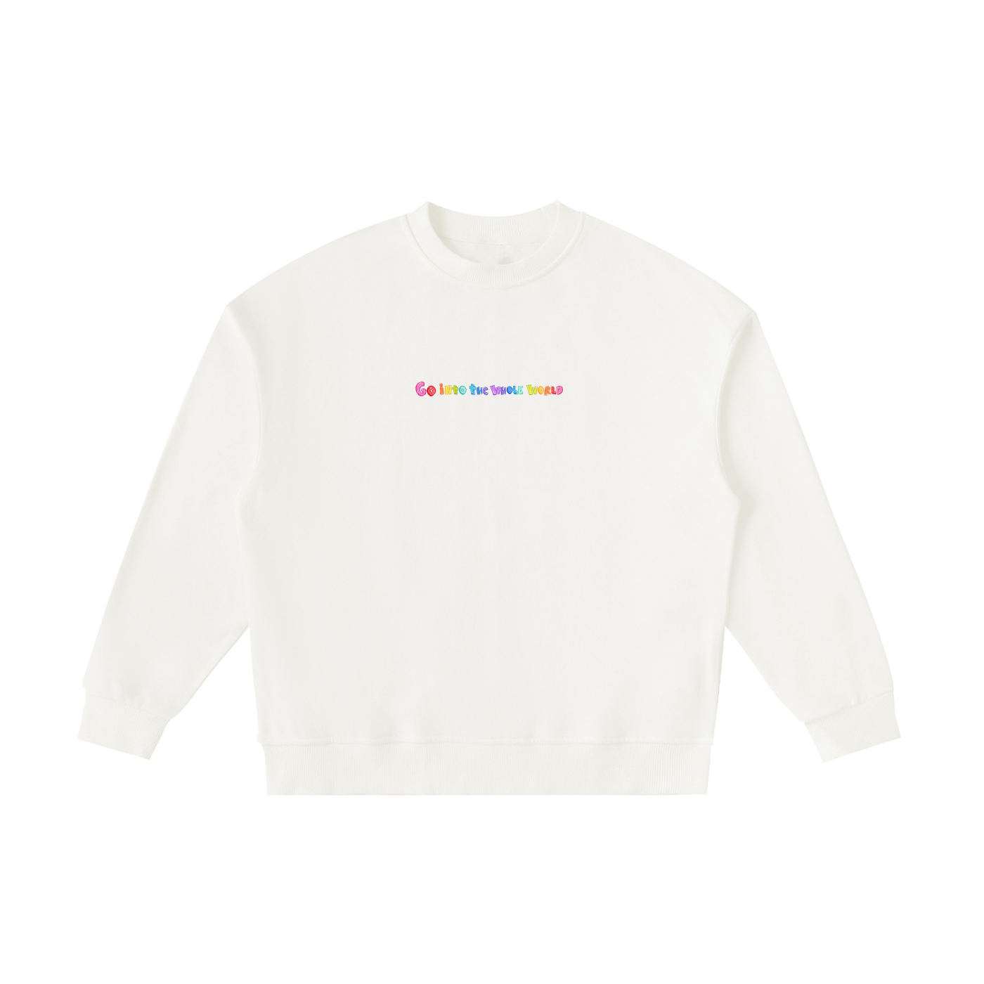 Roots Sweatshirt "Go Into The Whole World" Beige - Kids | Hosanna