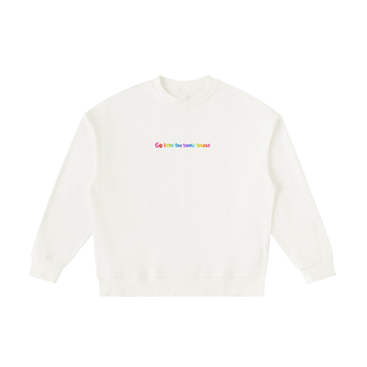 Sudadera Roots "Go Into The Whole World" Beige - Niños | Hosanna