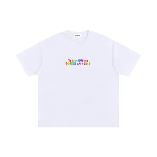 Playera "Nuevas todas las cosas" Blanca | Hosanna