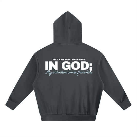 Hoodie Boxy "Psalm 62" Colección Selah | Hosanna