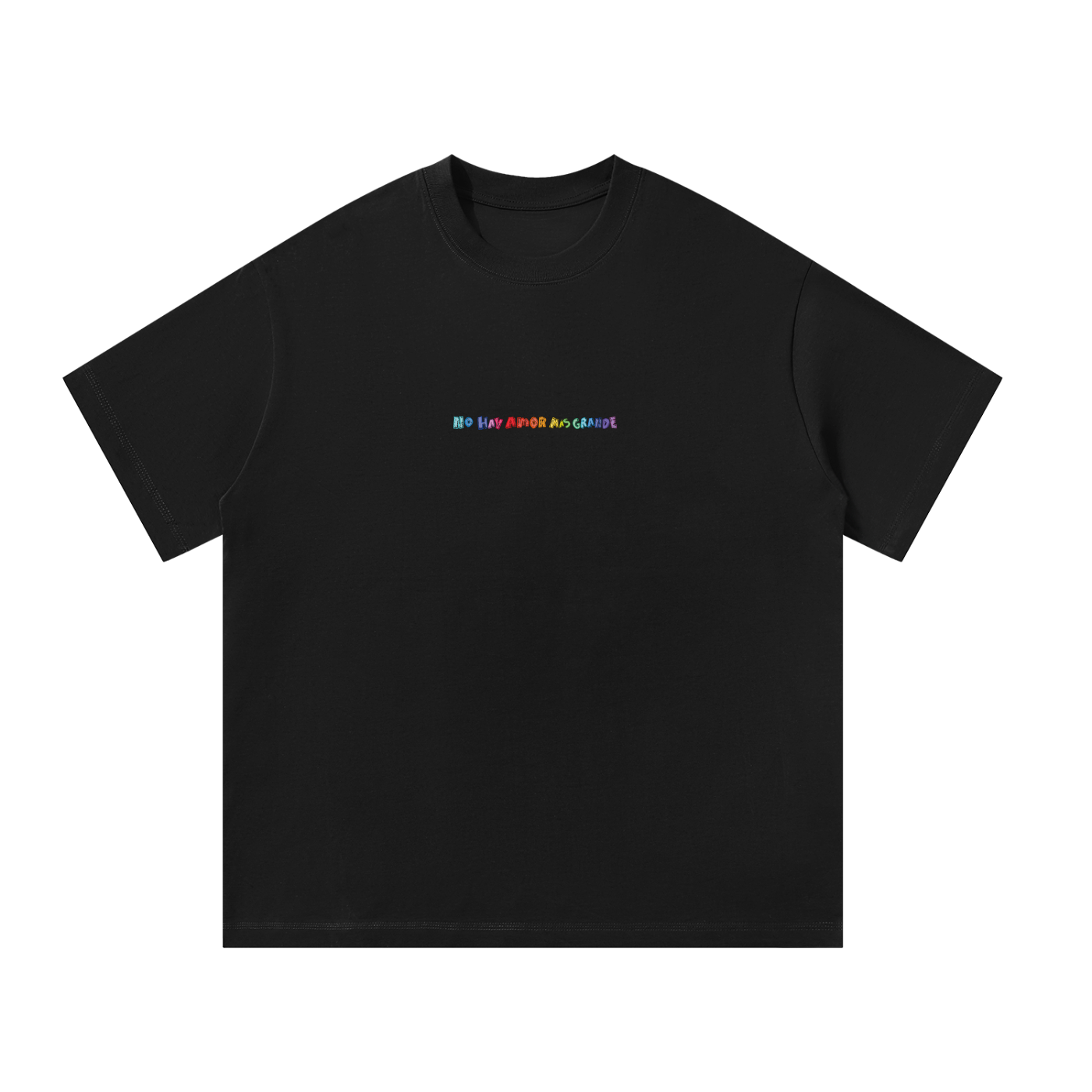 Playera "No hay Amor más Grande" Negro | Hosanna