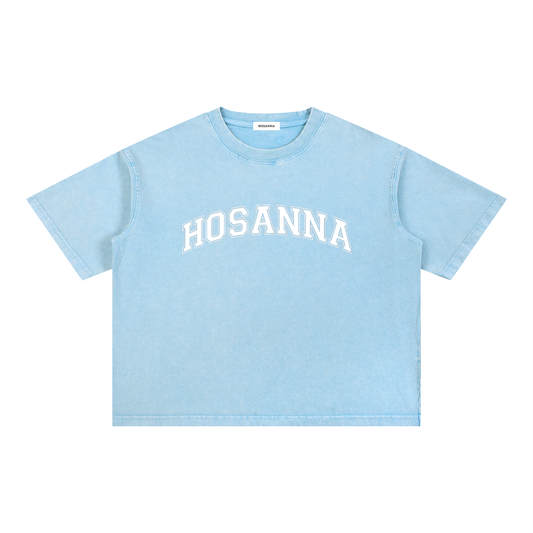 Playera "HOSANNA" Boxy Fit Mineral Wash | Hosanna
