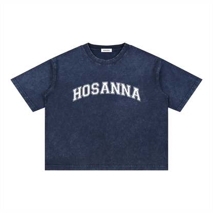 Playera "HOSANNA" Boxy Fit Mineral Wash | Hosanna