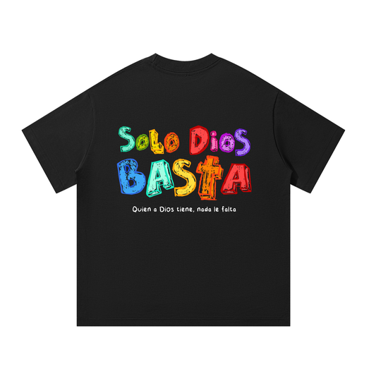 Playera "Solo Dios Basta"  Negro | Hosanna