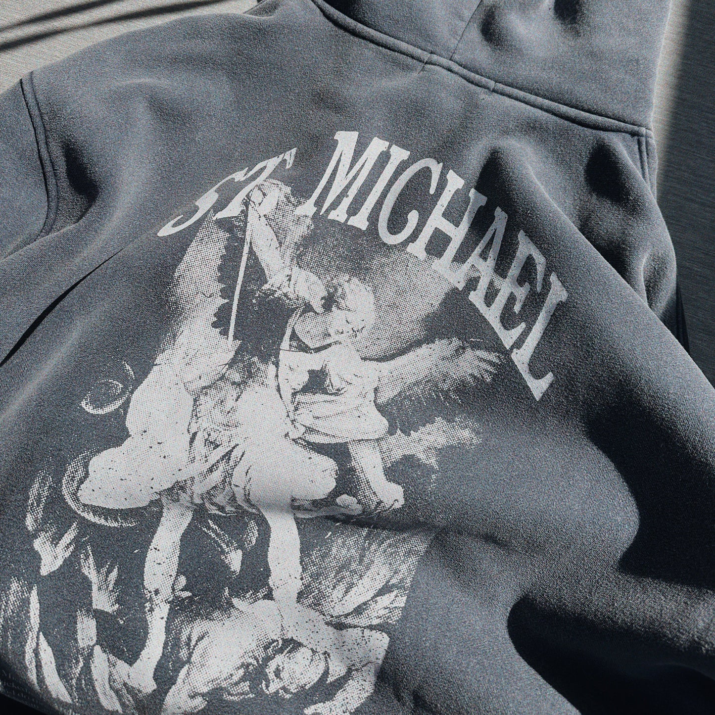 Hoodie Snow Wash "St. Michael Archangel" | Hosanna