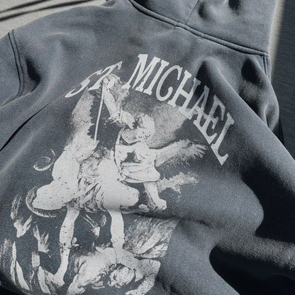Hoodie Snow Wash "St. Michael Archangel" | Hosanna