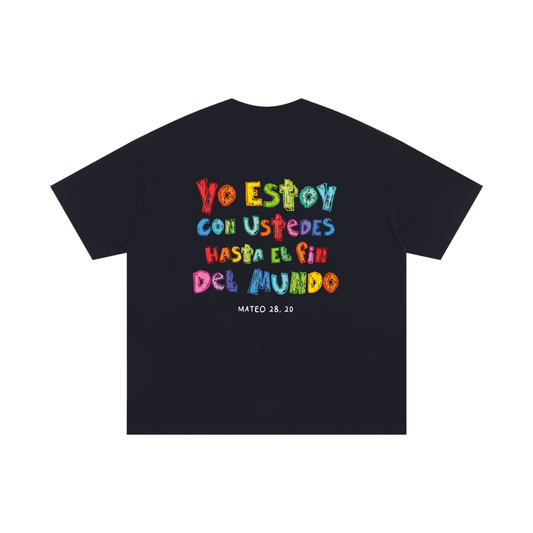 Playera "Yo estoy con Ustedes" Negra | Hosanna