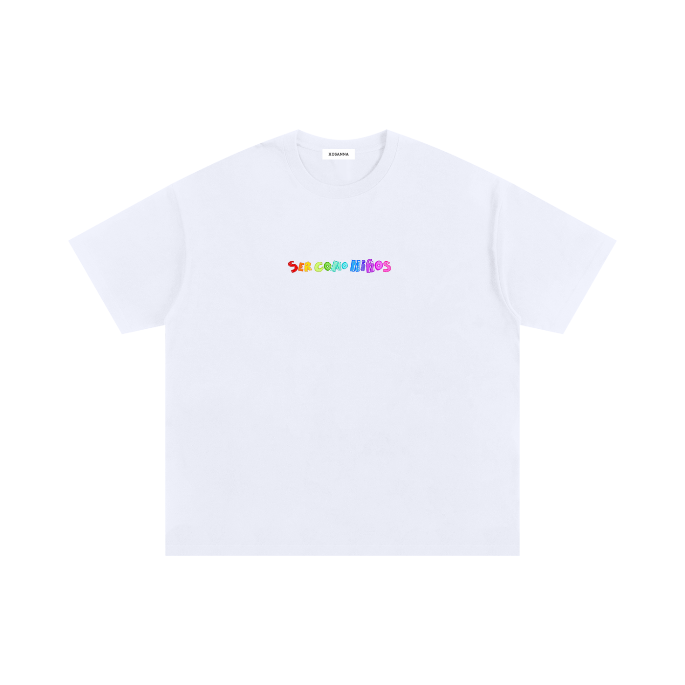 Playera "Ser como Niños" Blanca | Hosanna