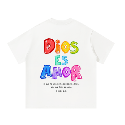 Playera "Dios es amor"  Blanca | Hosanna