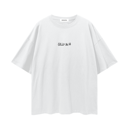 Playera "Si el Mundo los Odia" Blanca y negro  | Hosanna