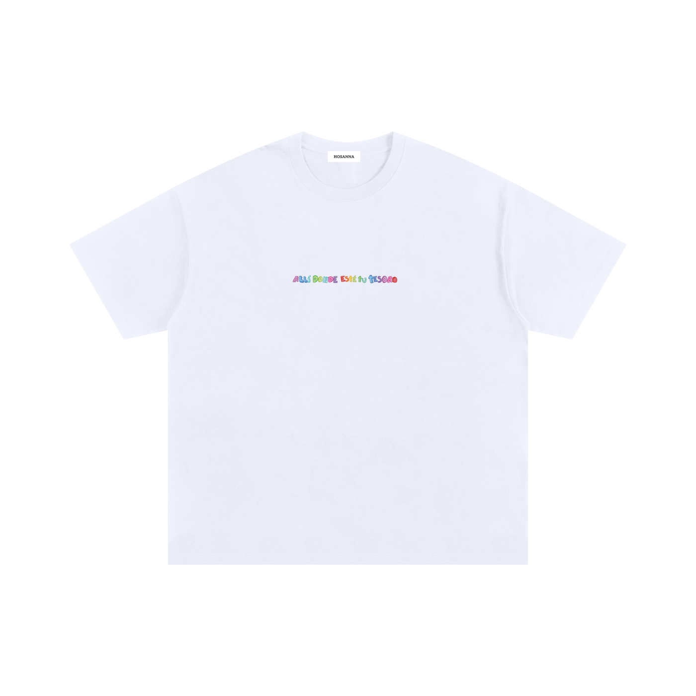 Playera "Tu Tesoro y Corazón" Blanca | Hosanna