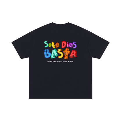 Playera "Solo Dios Basta" | Negra | Hosanna