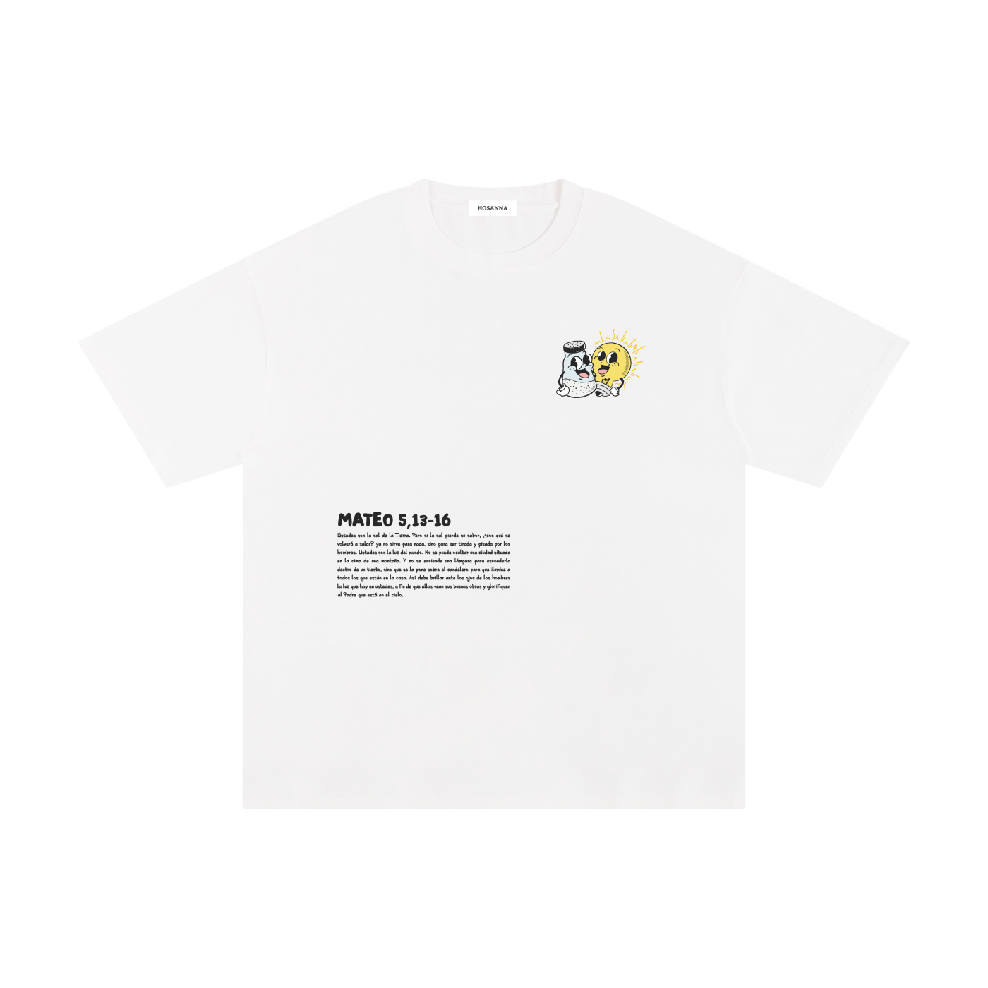 Playera "Sal y la Luz" Blanca | Hosanna