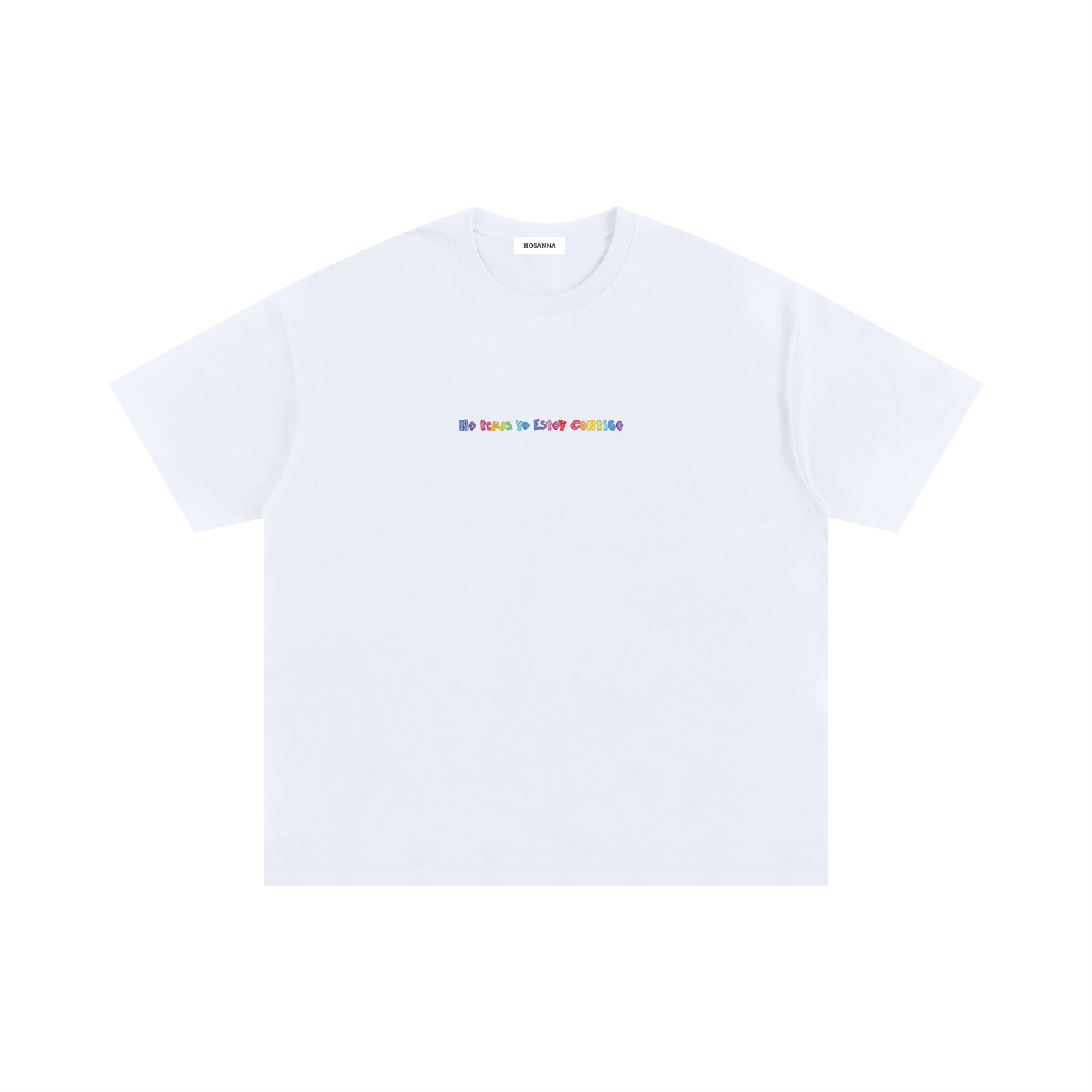 Playera "No Temas, Yo Estoy Contigo" Blanca | Hosanna