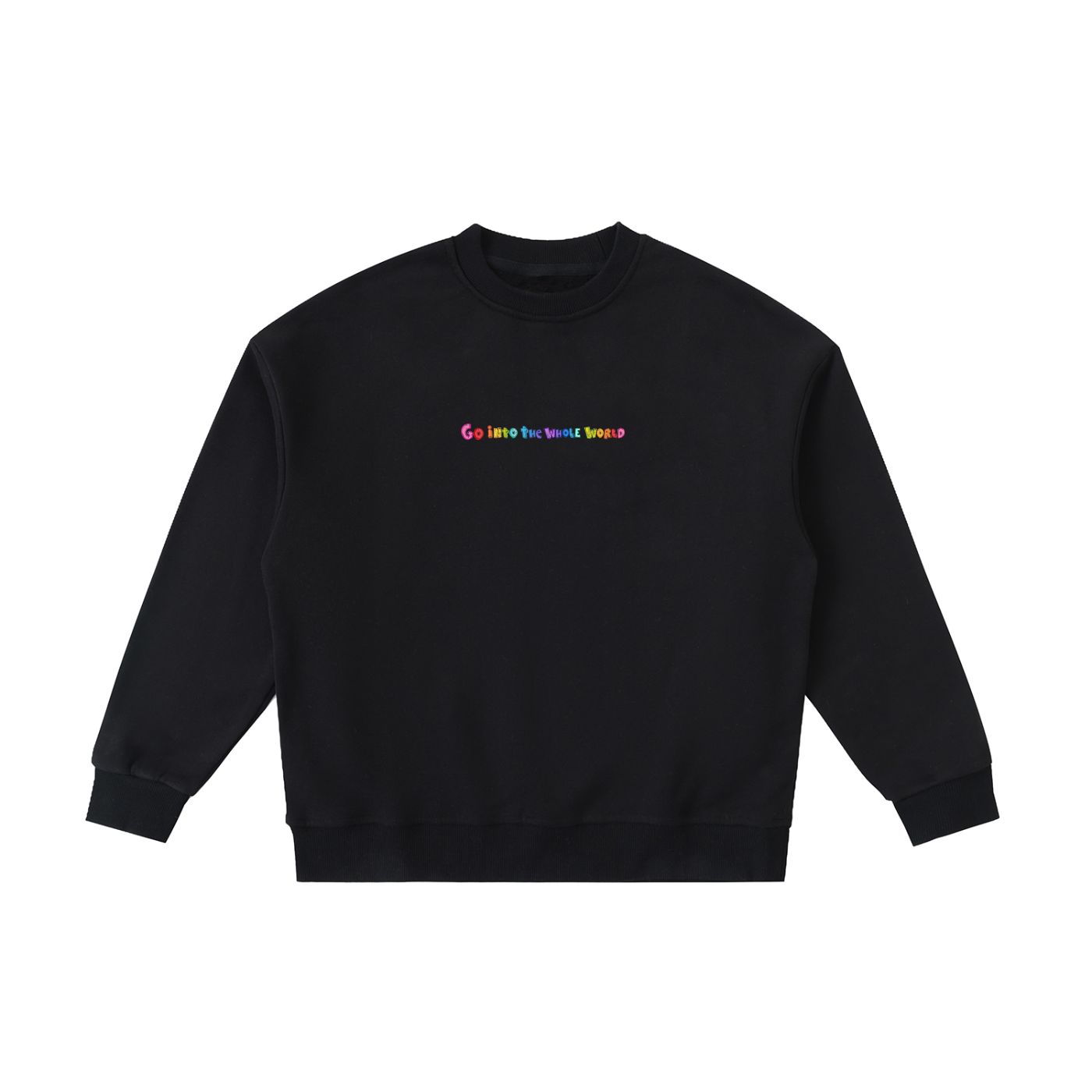 Roots "Go Into The Whole World" Sweatshirt - Black - Kids | Hosanna