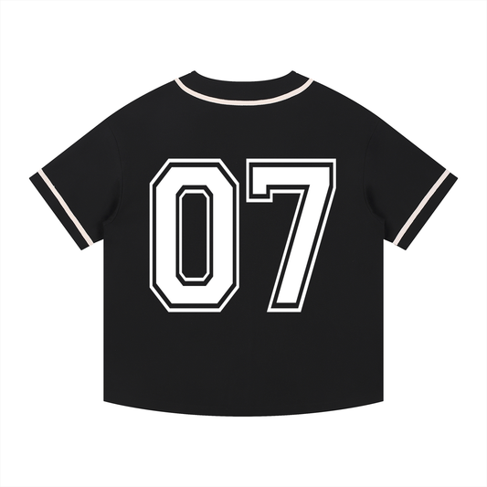 Jersey de Béisbol "07" Negra | Hosanna