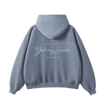 Hoodie | "Holy is His Name" Blue | Hosanna