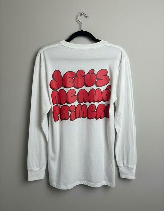 Playera manga larga JESÚS ME AMÓ PRIMERO