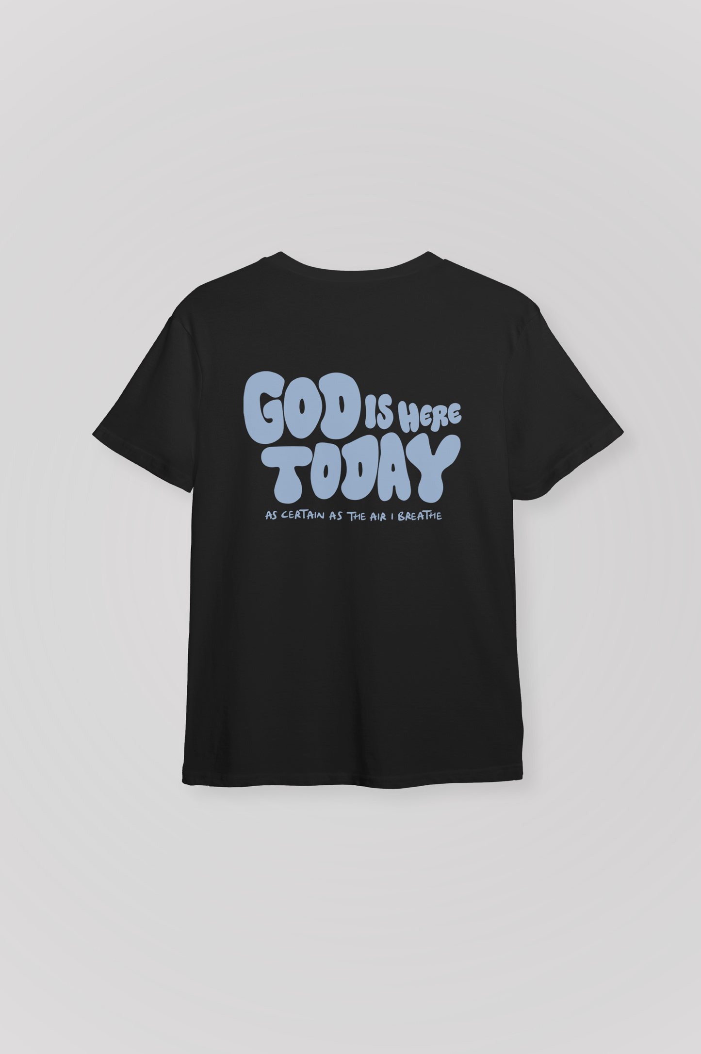 Kids - Playera GOD IS HERE TODAY blu