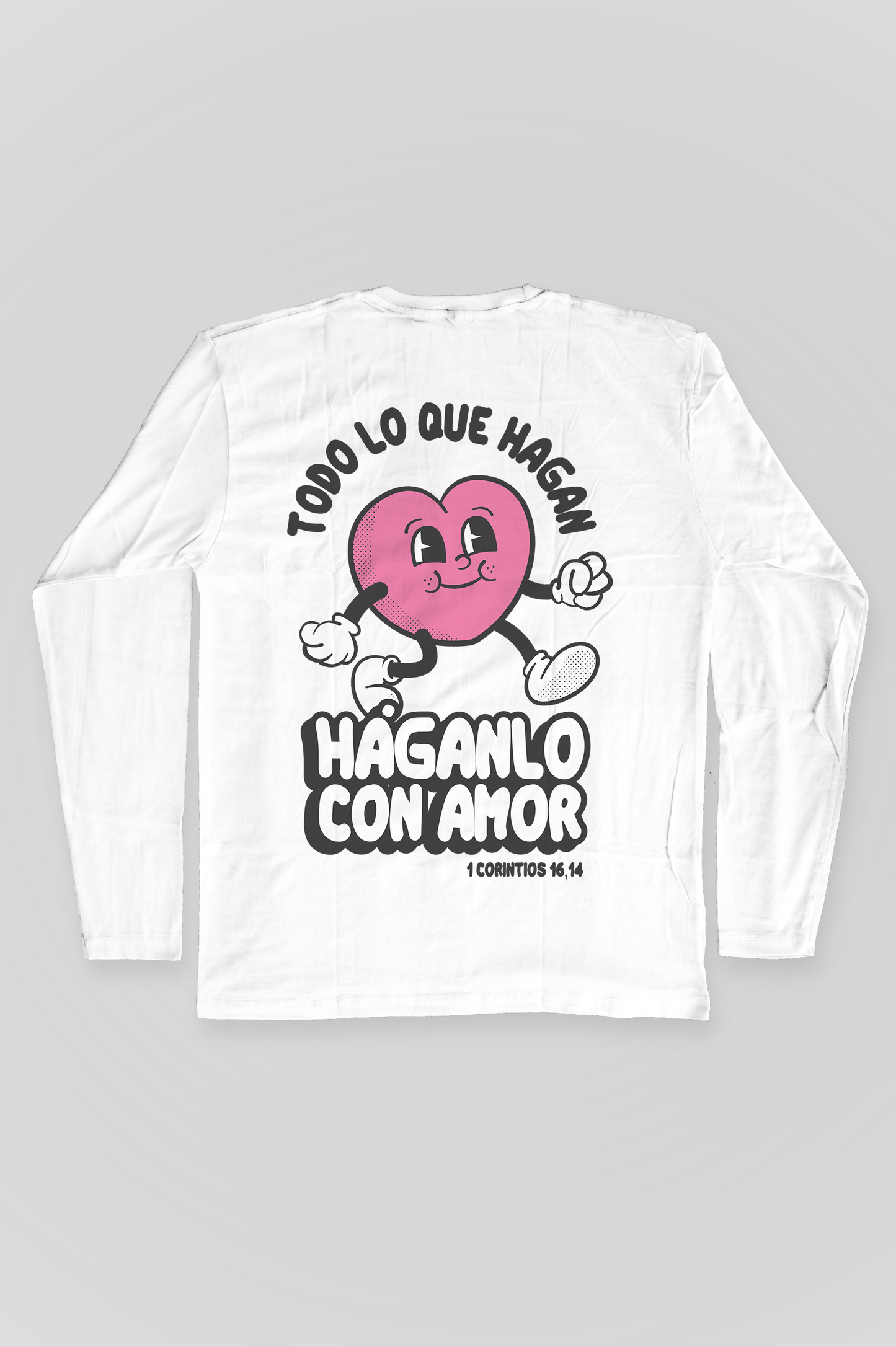 Playera manga larga 1 CORINTIOS 16,14