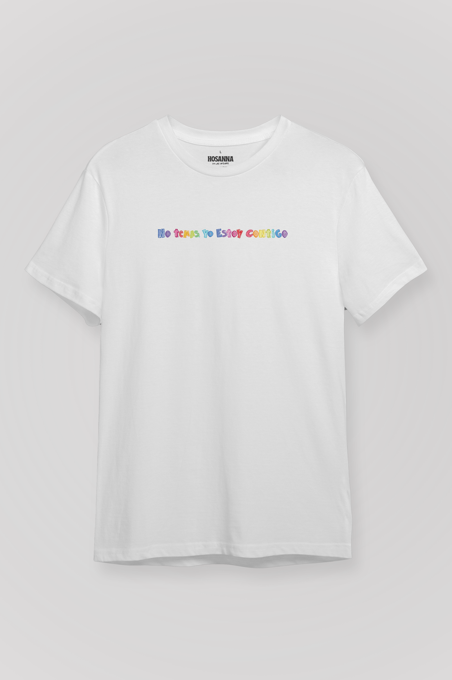 Playera NO TEMAS, YO ESTOY CONTIGO Joyful Letters