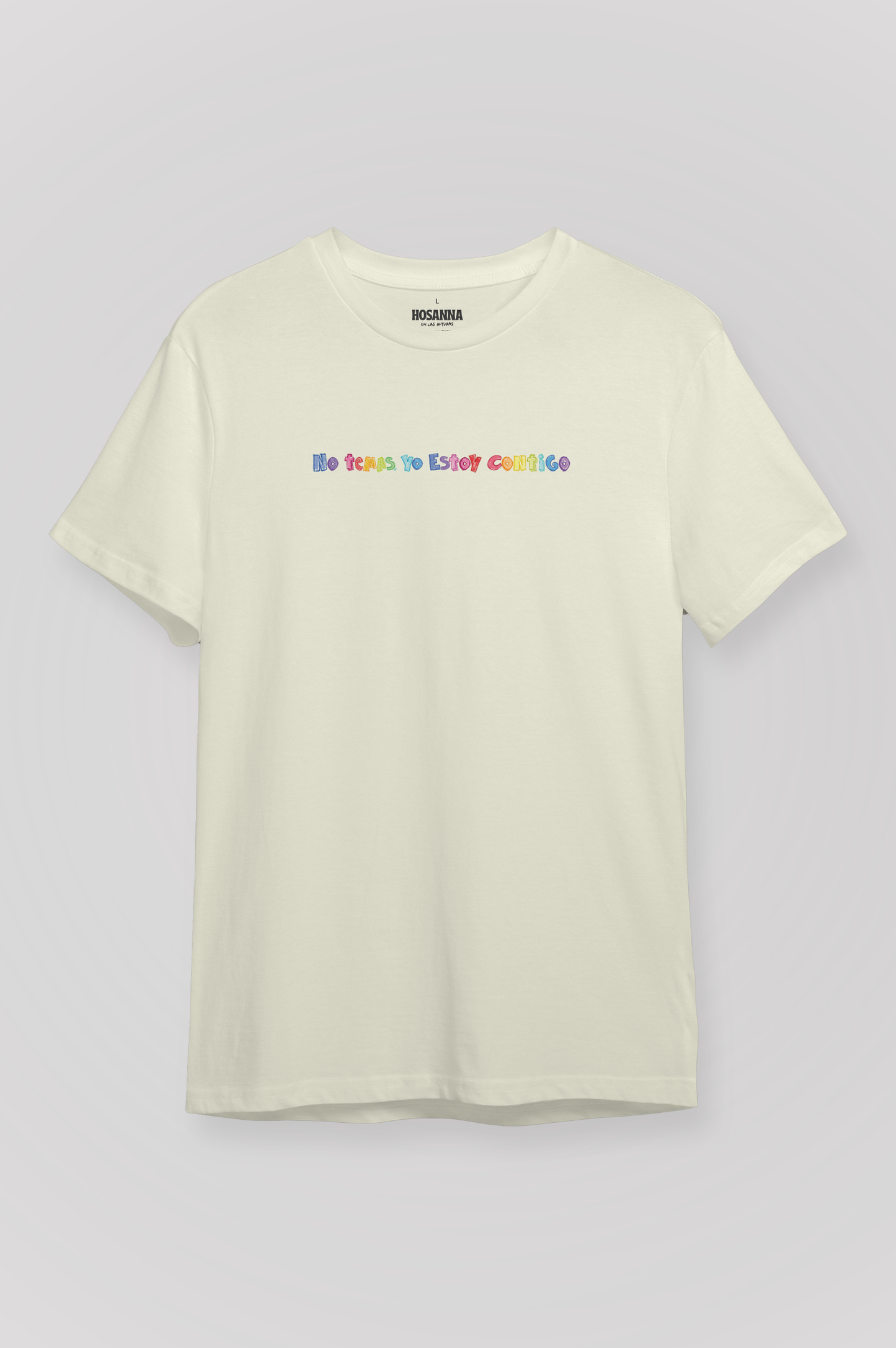 Playera NO TEMAS, YO ESTOY CONTIGO Joyful Letters