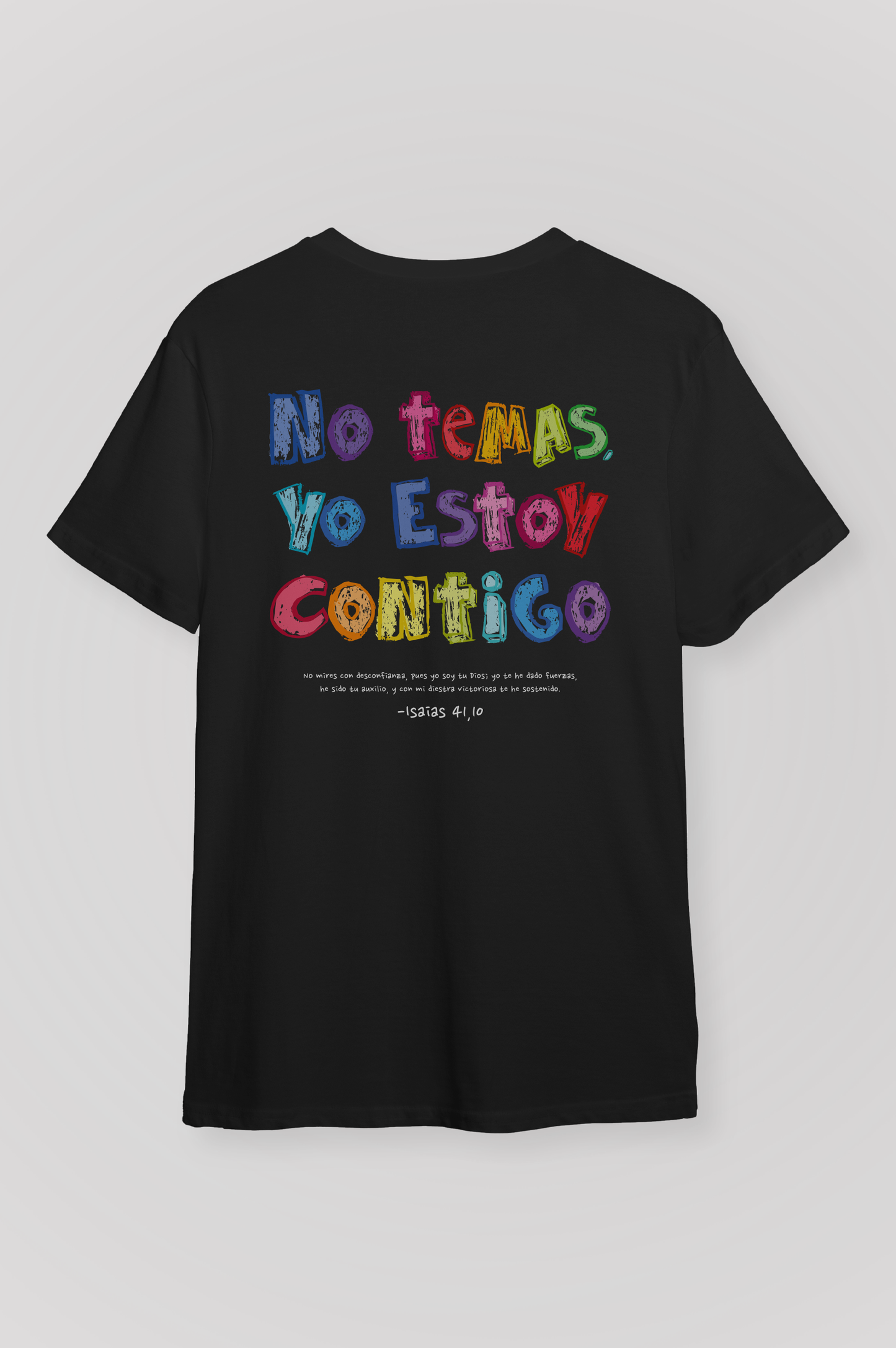 Playera NO TEMAS, YO ESTOY CONTIGO Joyful Letters