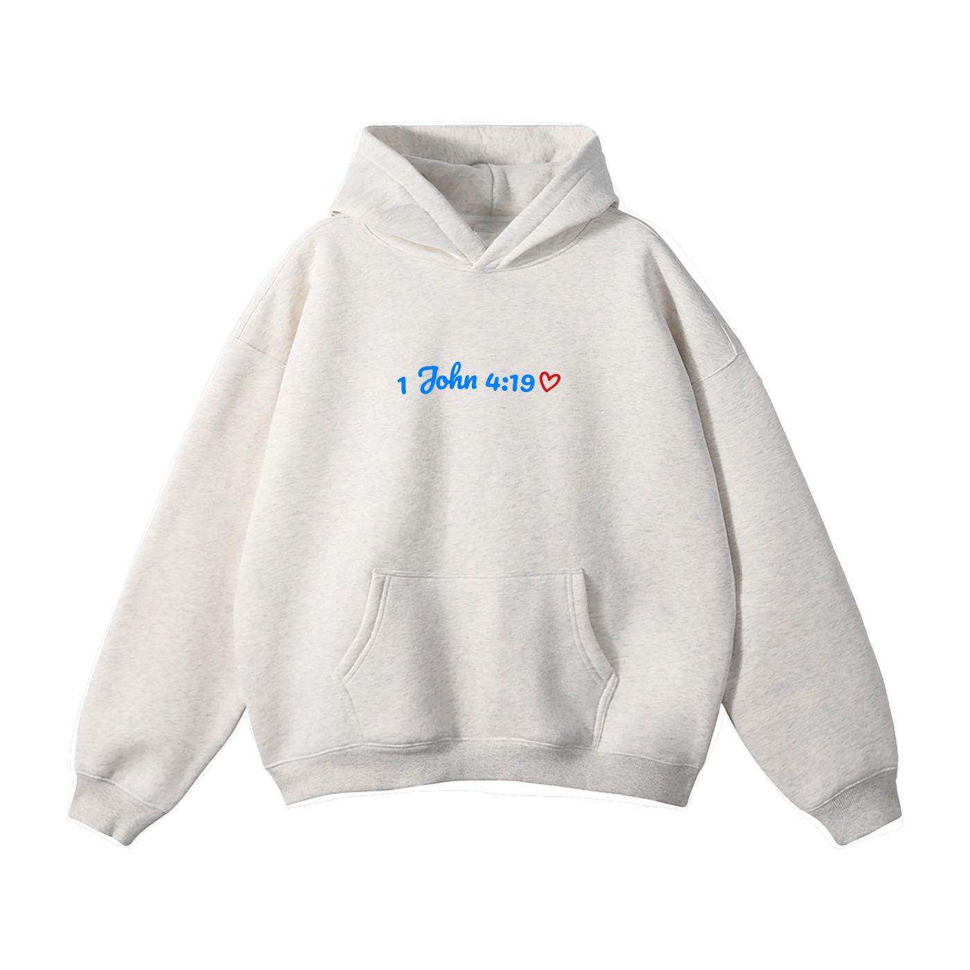 Hoodie Oversized  "Jesus Loved Me First" | Hosanna