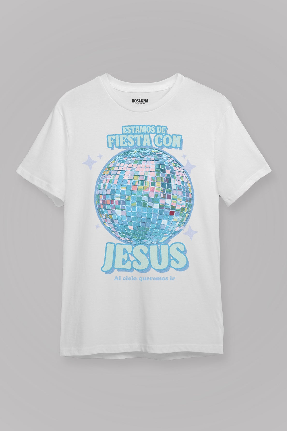 Playera ESTAMOS DE FIESTA CON JESÚS