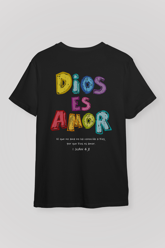 Playera DIOS ES AMOR Joyful Letters