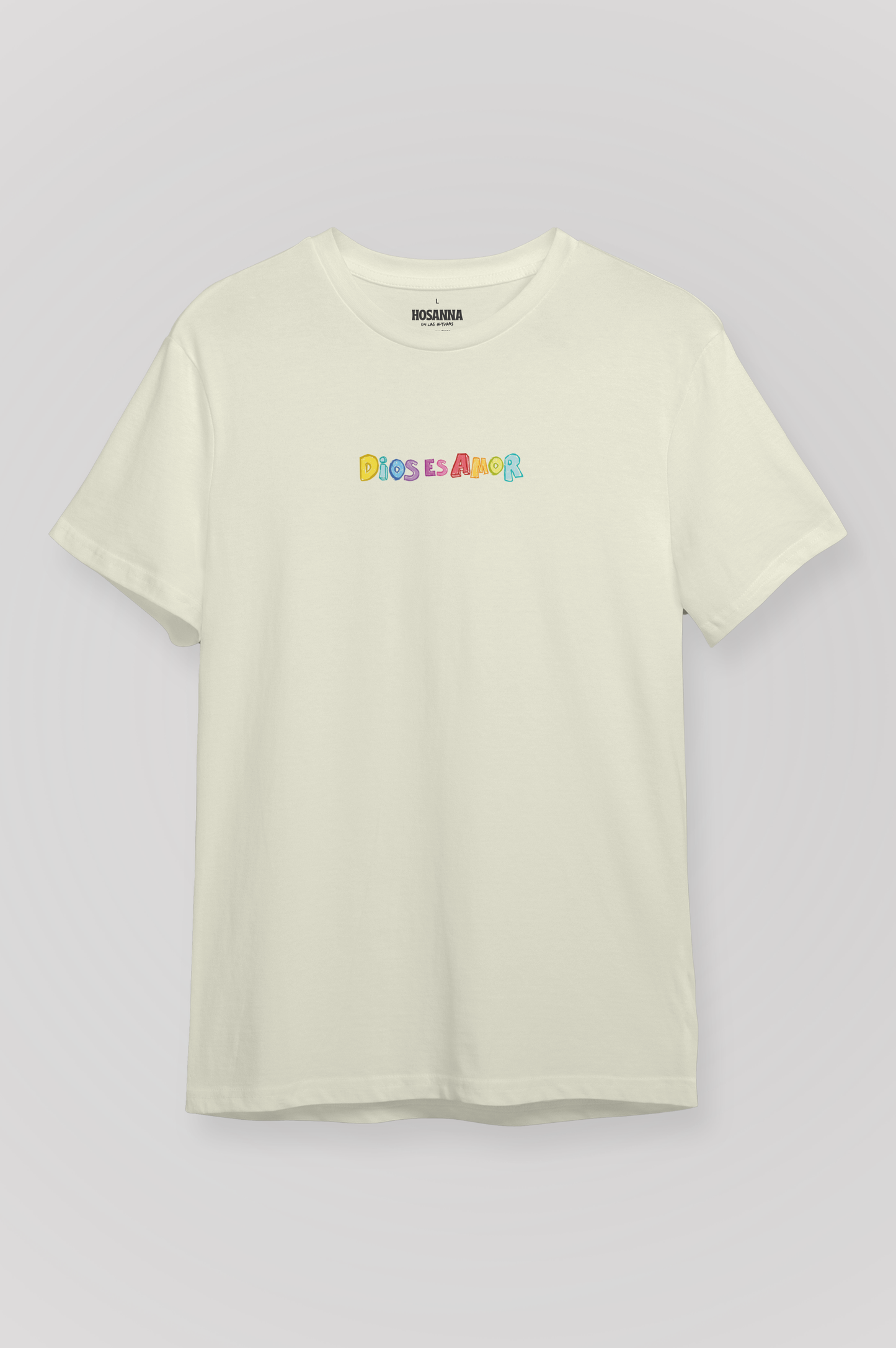 Playera DIOS ES AMOR Joyful Letters