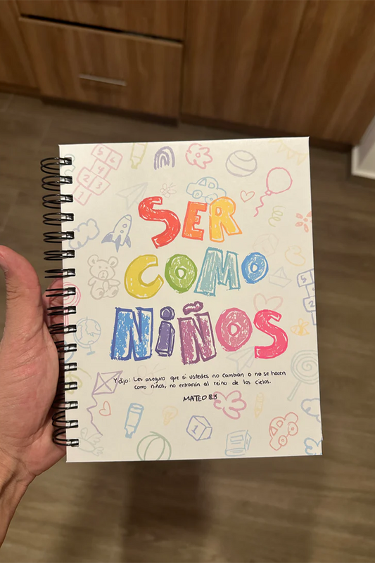 Libreta SER COMO NIÑOS