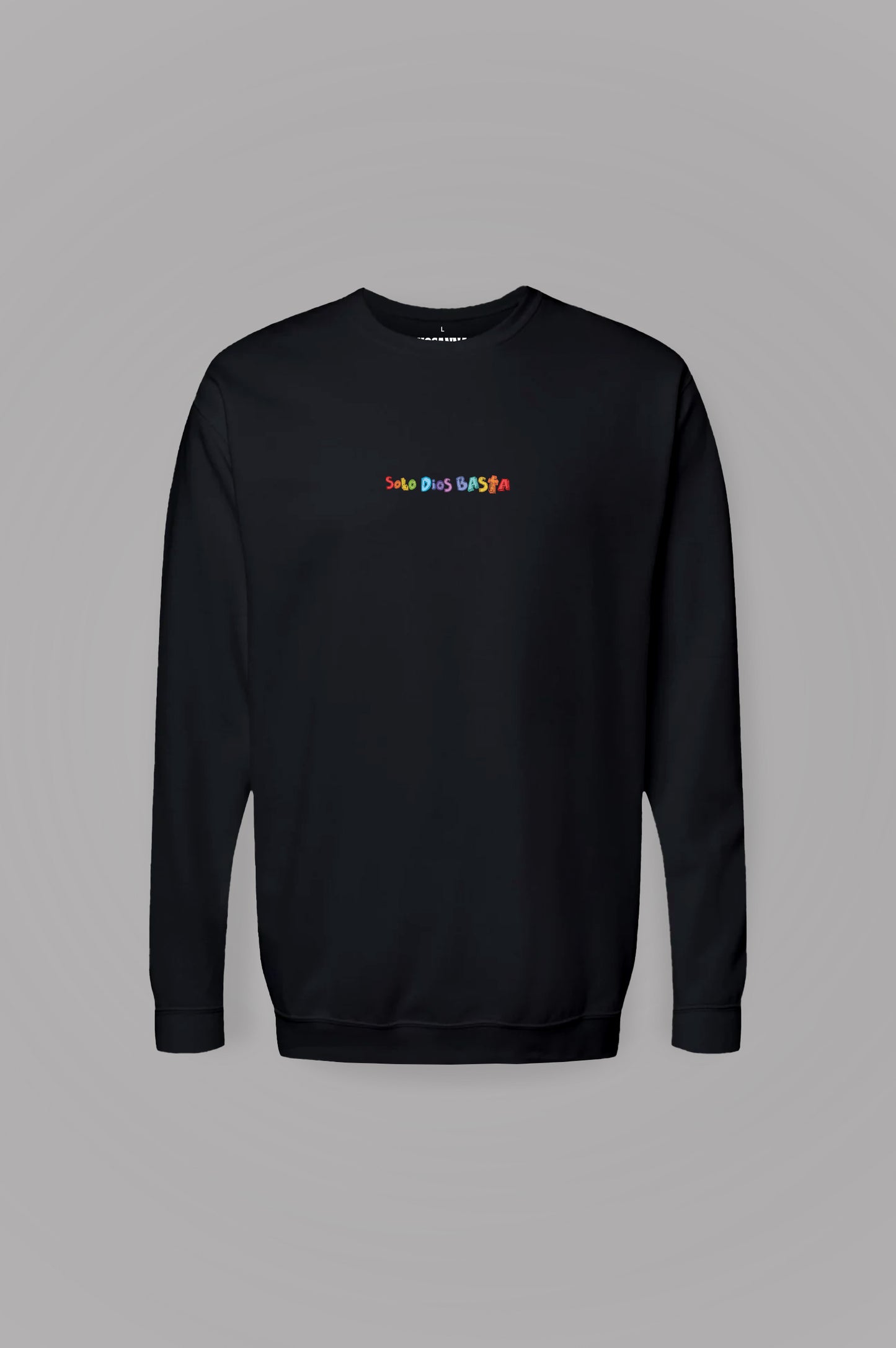 Sudadera básica SOLO DIOS BASTA Joyful Letters