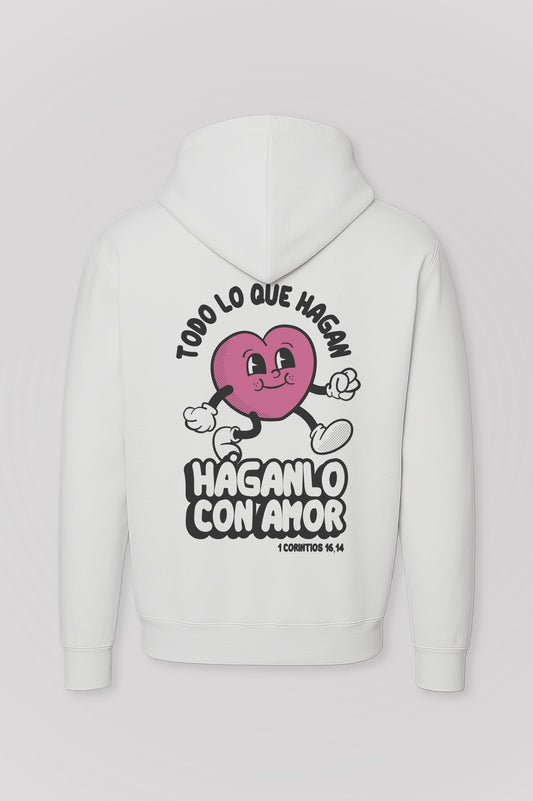 Hoodie con cierre 1 CORINTIOS 16,14