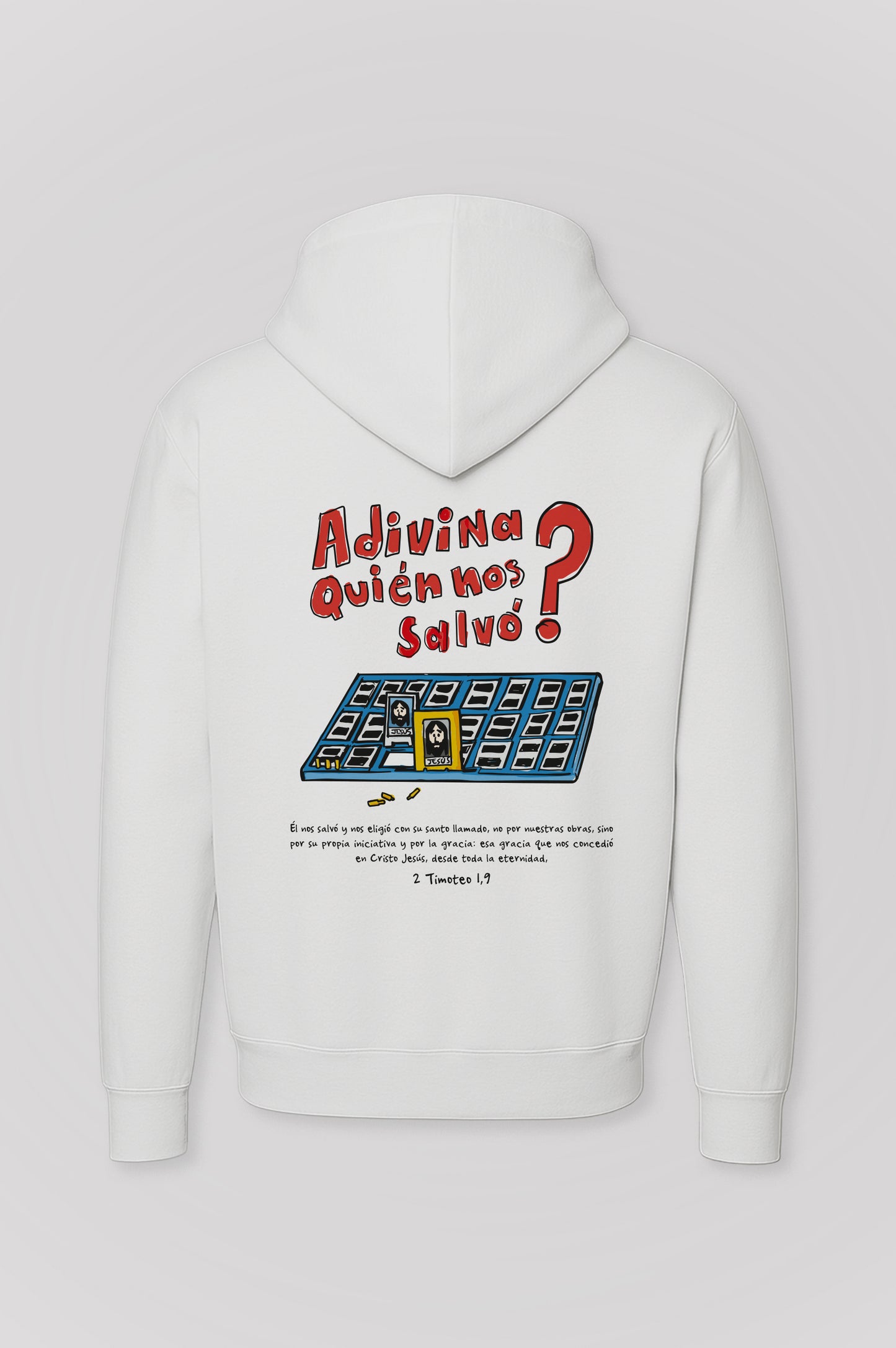 Hoodie con cierre ADIVINA QUIÉN NOS SALVÓ