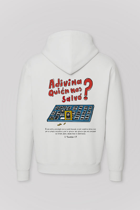 Hoodie con cierre ADIVINA QUIÉN NOS SALVÓ