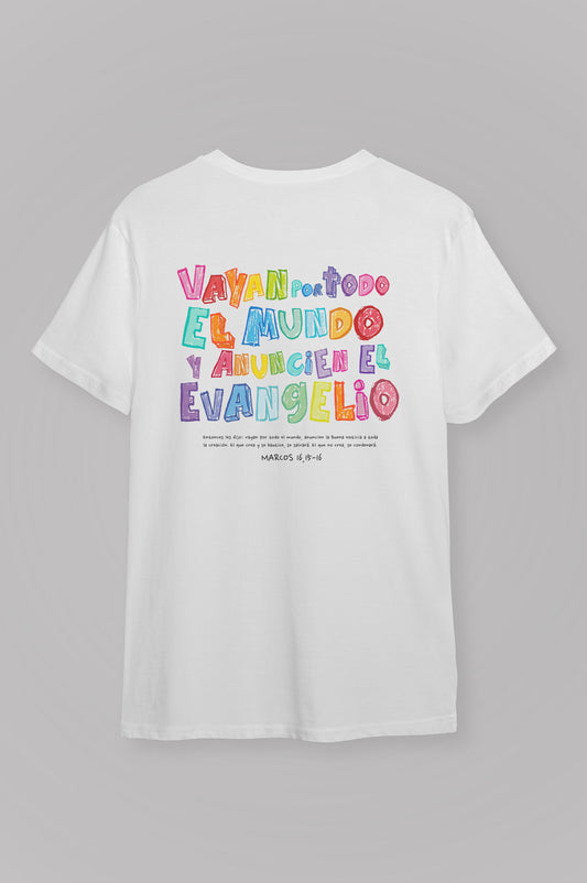 Playera VAYAN POR TODO EL MUNDO